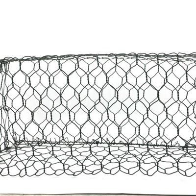 PVC-belagt gabionkasse